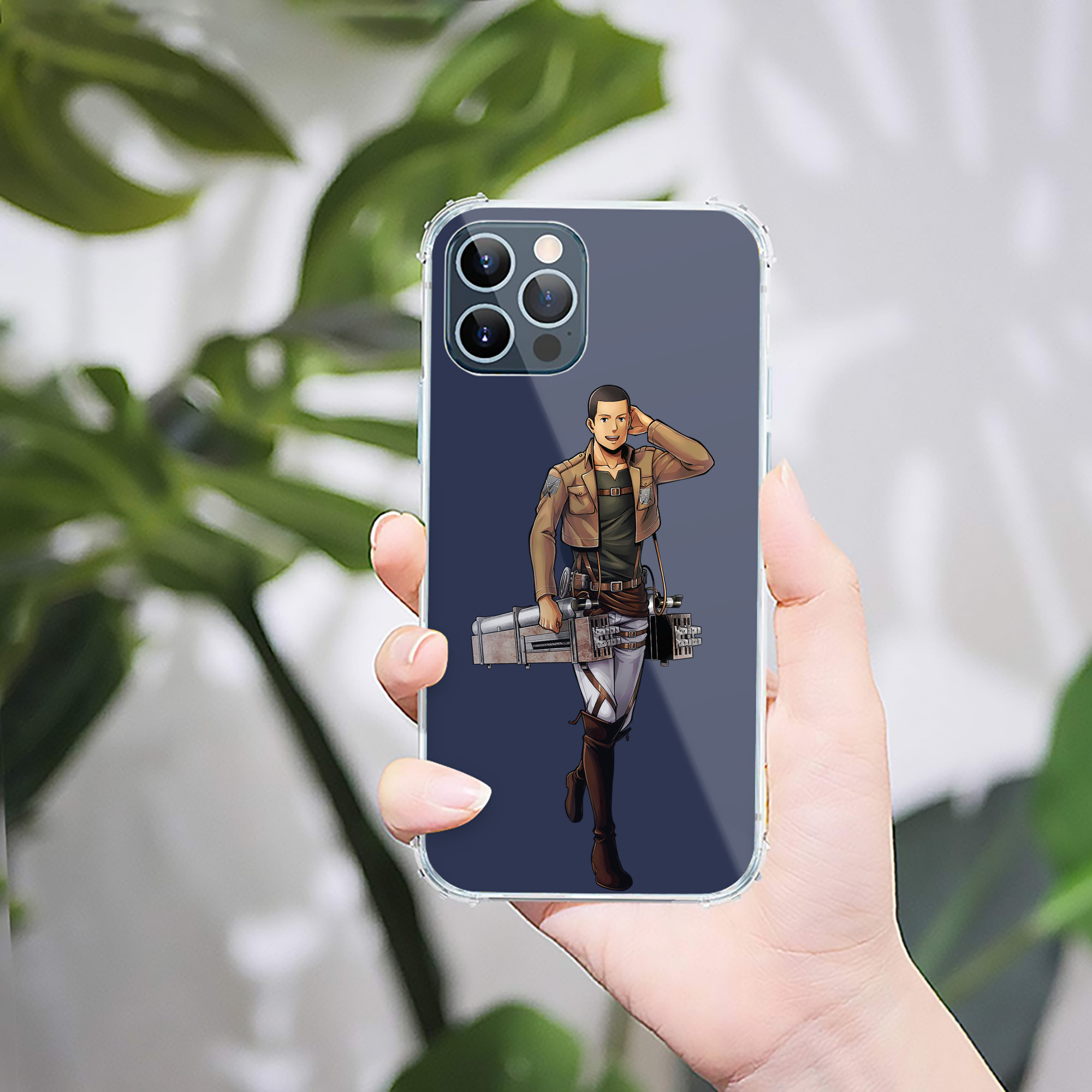 （画像用） 進撃の巨人 Attack on Titan 【iPhone 12シリーズ対応】透明スマホケース（クリアソフトケース）